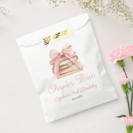 Kapitel Drei Rosa Schleife Bücher 3. Geburtstagsfe Geschenktütchen