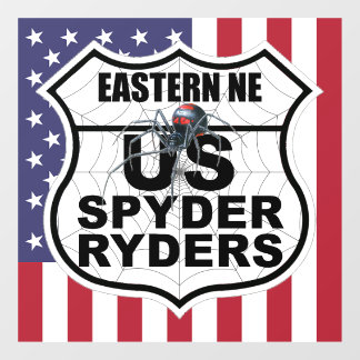 Kapitel Eastern Nebraska - Aufkleber Flagge & Logo