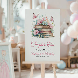 Kapitel Eins 1. Mädchen Buch Erster Geburtstag Wil Poster