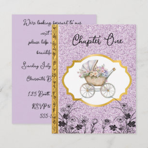 Kapitel Eins Baby Shower Digital Download Einladung