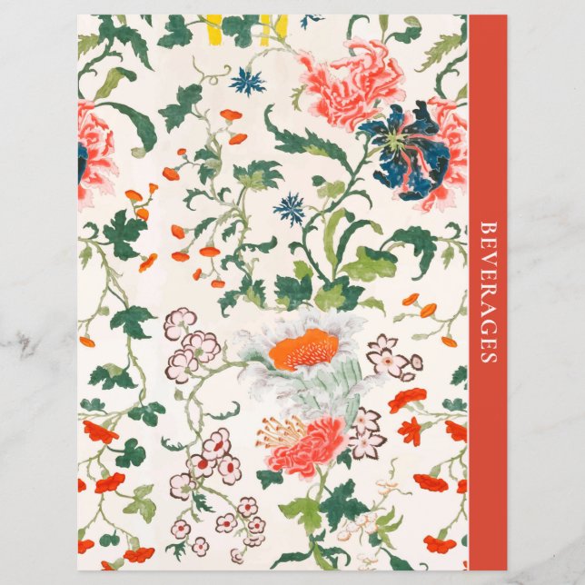 Kapitel | Getränke | Stilvoll floral (Vorderseite)