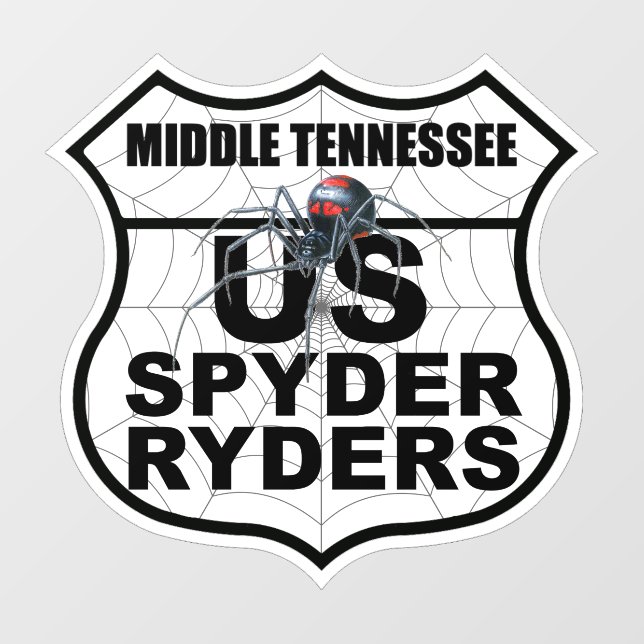 Kapitel Middle Tennessee - Aufkleber Kapitel Logo (Blatt)
