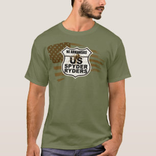 Kapitel NE Arkansas - Tattered Flag sepia T-Shirt