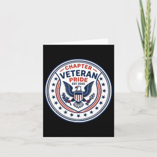 Kapitel Veteran Stolz Est 2026 Patrio Adler Emblem Karte
