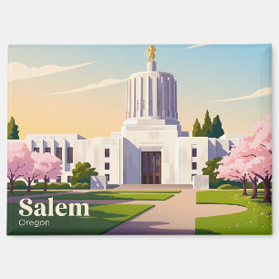 Kapitol des Bundesstaates Oregon USA Magnet