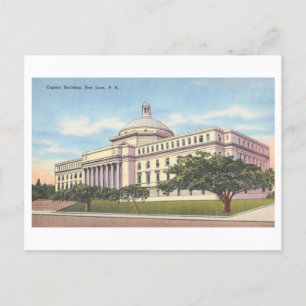 Kapitol-Gebäude in San Juan, Puerto Rico, Vintage Postkarte