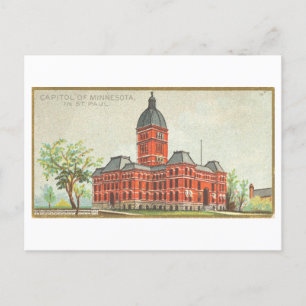 Kapitol-Gebäude in St. Paul, Minnesota, Vintage Postkarte