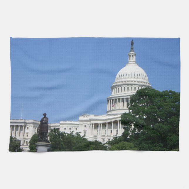 Kapitol in Washington DC Geschirrtuch (Horizontal)