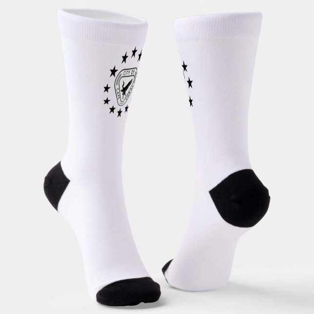 Kapkorallenflagge (Florida) Socken (Gewinkelt)