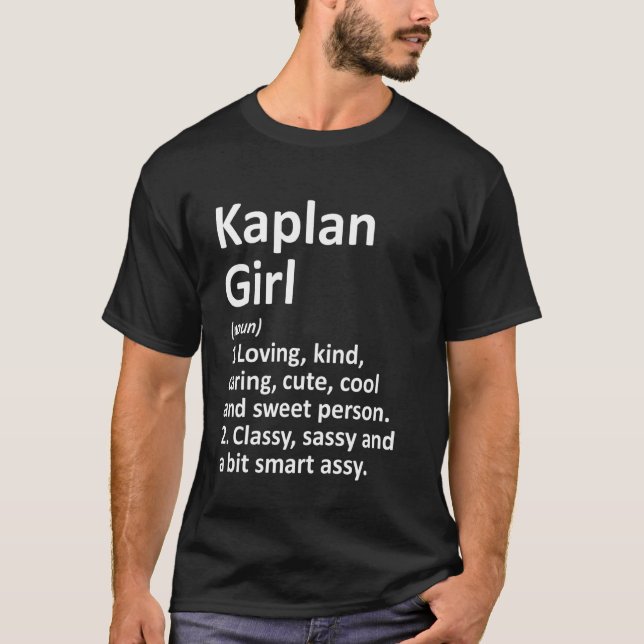 Kaplan Girl La Louisiana Funny City Zuhause Roots T-Shirt (Vorderseite)