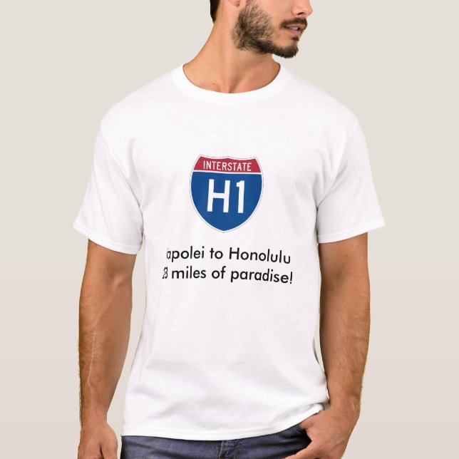 Kapolei zu den Meilen Honolulu28 von… T-Shirt (Vorderseite)