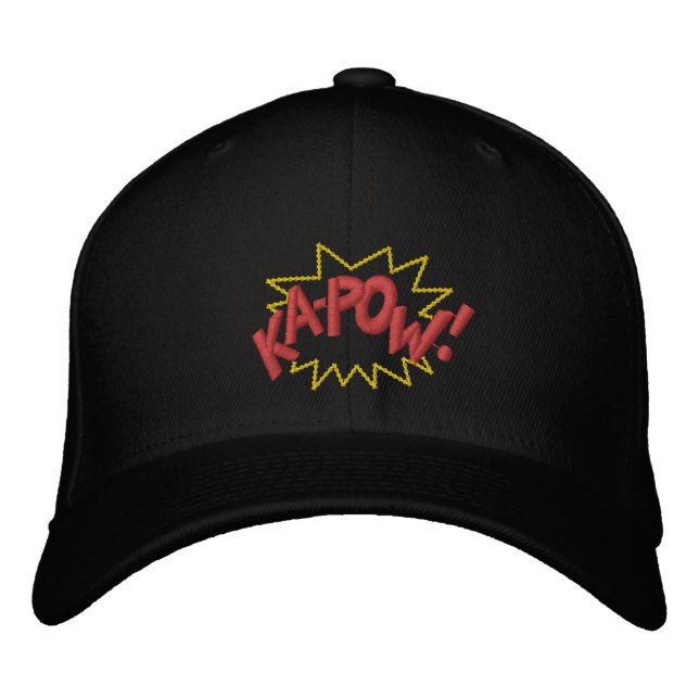 KAPOW BESTICKTE BASEBALLKAPPE (Vorderseite)