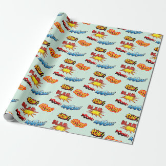 Kapow! Blam! Pow! Ach! Geschenkpapier