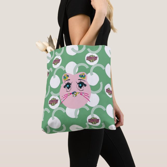 Kapow Cat funky Tote Bag (Von Nahem)