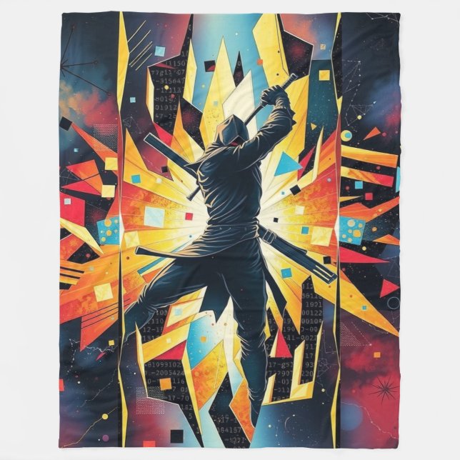 Kapow Super Hero Fleecedecke (Vorderseite)