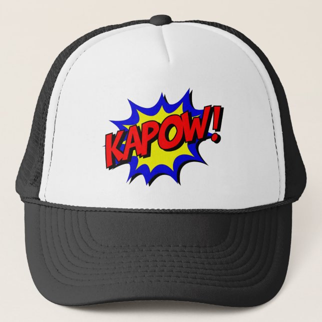 kapow truckerkappe (Vorderseite)