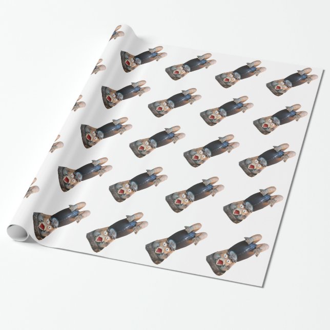 Kappa 河 童 Handstand Geschenkpapier (Ungerollt)
