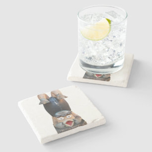 Kappa 河 童 Handstand Steinuntersetzer