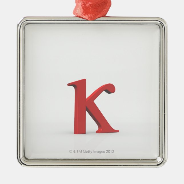 Kappa 2 silbernes ornament (Vorne)