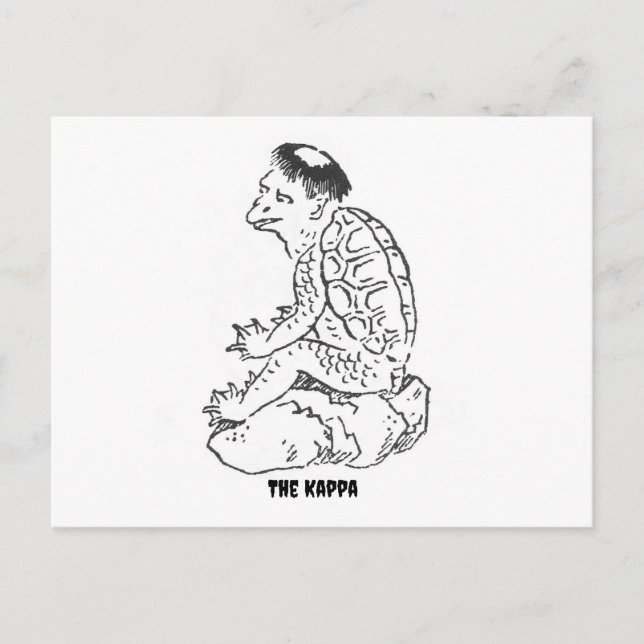 Kappa Cryptid Postcard Postkarte (Vorderseite)