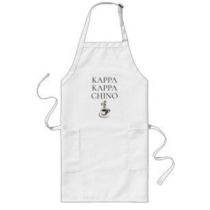 Kappa Kappa Chino Funny Coffee Lover Lange Schürze