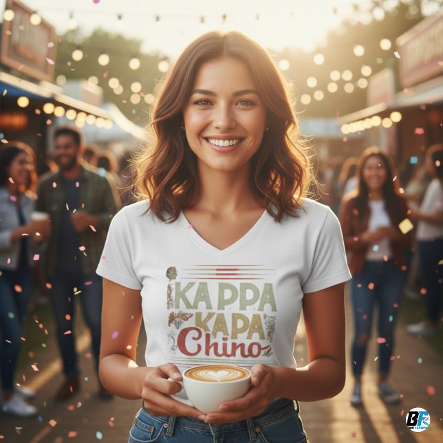 Kappa Kappa Chino Funny Coffee Lover T - Shirt (Von Creator hochgeladen)