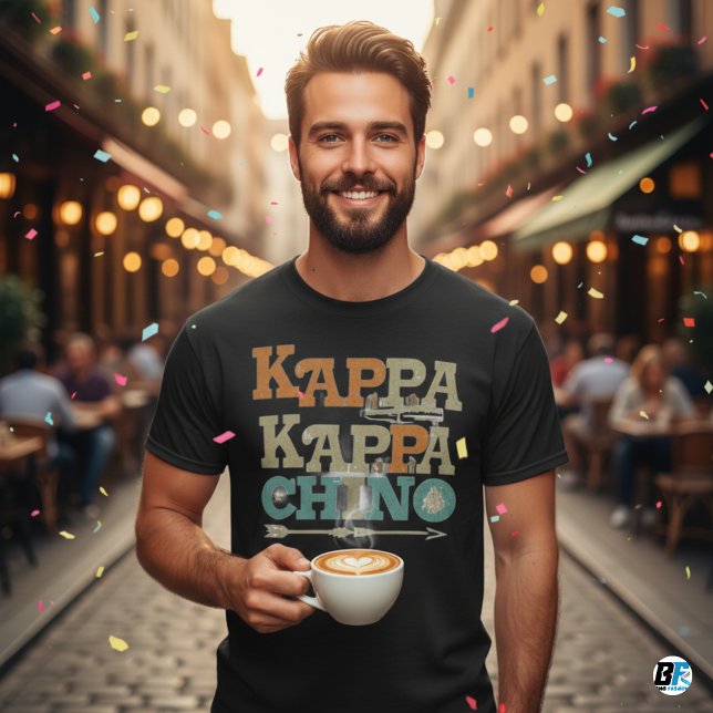 Kappa Kappa Chino Funny Coffee Lover T - Shirt (Von Creator hochgeladen)