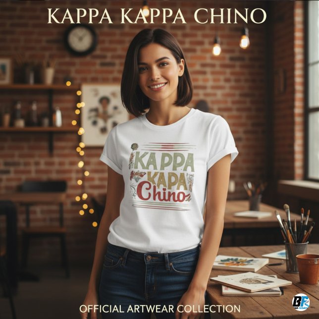 Kappa Kappa Chino Funny Coffee Lover T - Shirt (Von Creator hochgeladen)