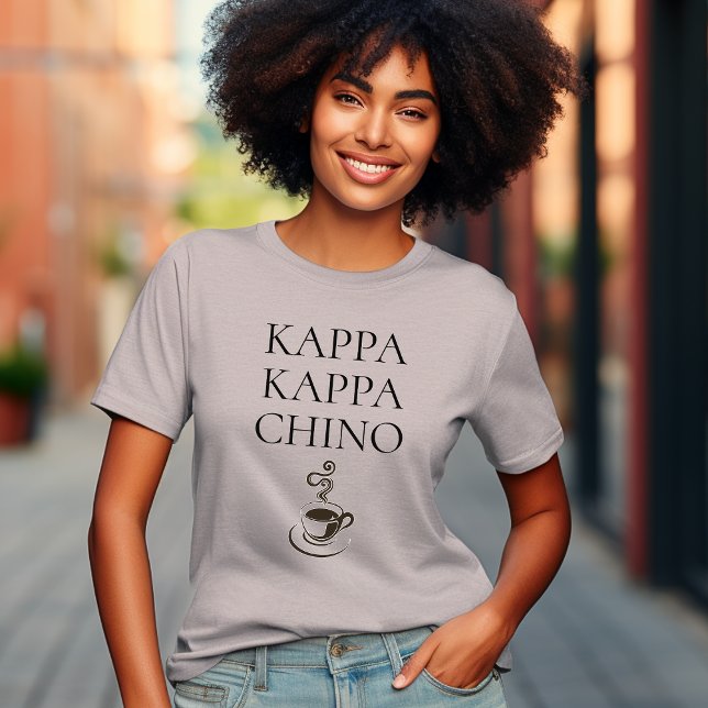 Kappa Kappa Chino Funny Coffee Lover T-Shirt (Von Creator hochgeladen)