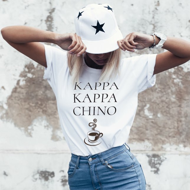 Kappa Kappa Chino Funny Coffee Lover Tri-Blend Shirt (Von Creator hochgeladen)