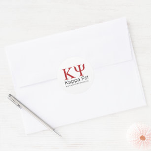 Kappa Psi Pharmazeutische Bruderschaft Runder Aufkleber