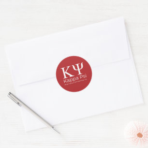Kappa Psi Pharmazeutische Bruderschaft Runder Aufkleber