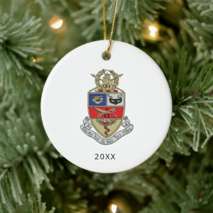 Kappa Psi Wappen Keramik Ornament