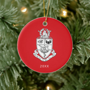 Kappa Psi Wappen Keramik Ornament