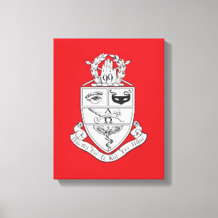 Kappa Psi Wappen Leinwanddruck