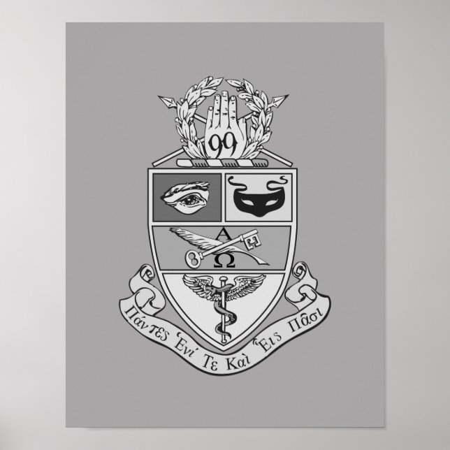 Kappa Psi Wappen Poster (Vorne)