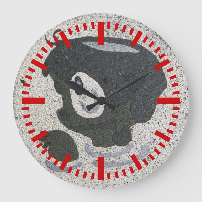 Kappabashi Große Wanduhr (Vorderseite)