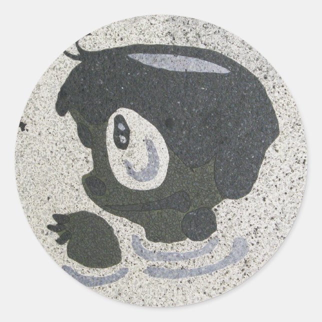 Kappabashi Runder Aufkleber (Vorderseite)