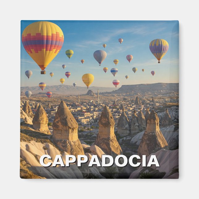 Kappadocia Türkei Heißluftballons Magnet (Vorne)