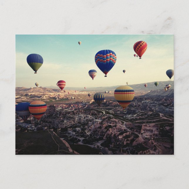 Kappadocia Türkei Heißluftballons Postkarte (Vorderseite)