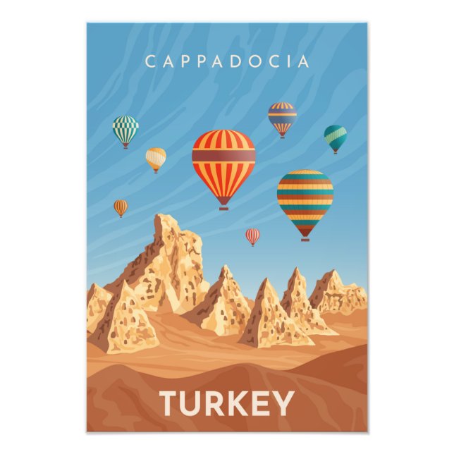 Kappadocia Türkei Reise Fotodruck (Vorne)