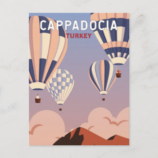 Kappadocia Türkei Retro Reisen Vintag Postkarte