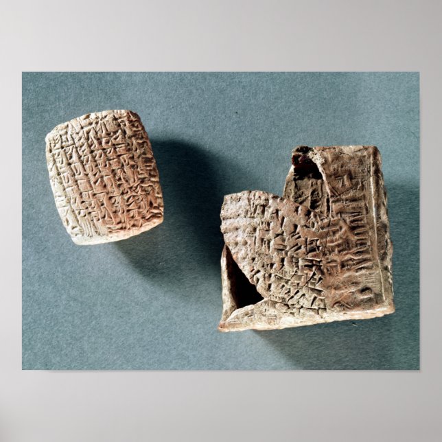 Kappadoker Brief und Umschlag aus der Türkei Poster (Vorne)