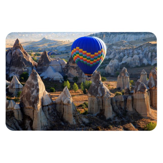 Kappadokien, Goreme | Heißluftballon Magnet (Horizontal)