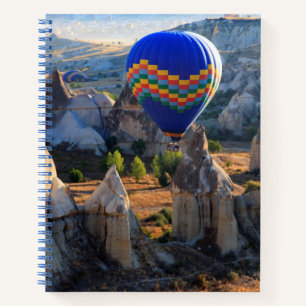 Kappadokien, Goreme   Heißluftballon Notizbuch