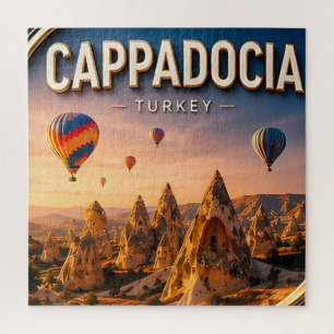 Kappadokien Türkei Antike Täler Landschaft Reise Puzzle