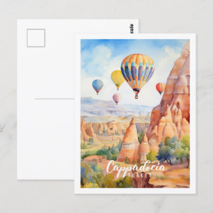 Kappadokien Türkei Berühmter Reiseort Postkarte