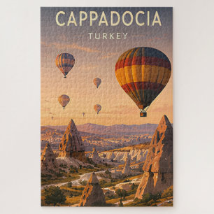 🎈 Kappadokien Türkei Heißluftballon-Tal-Ansichten Puzzle