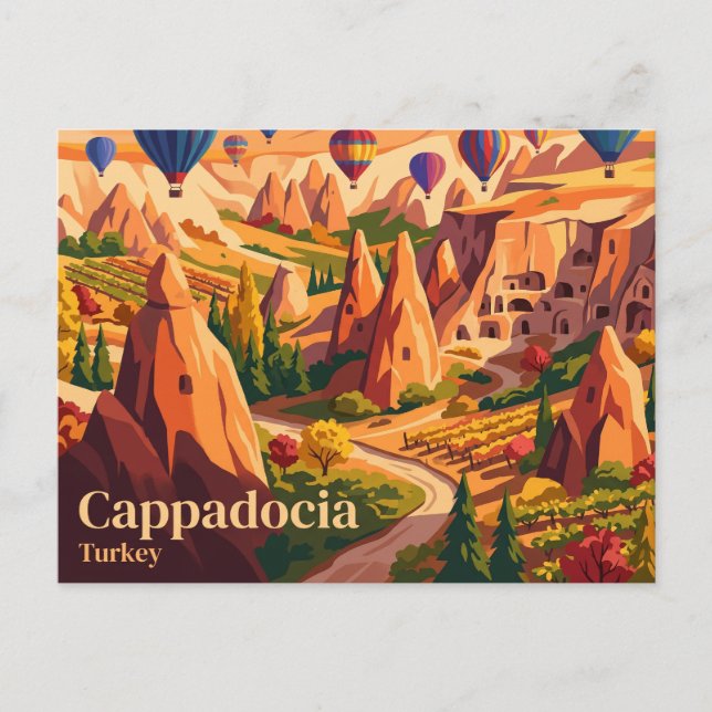 Kappadokien Türkei Postkarte (Vorderseite)