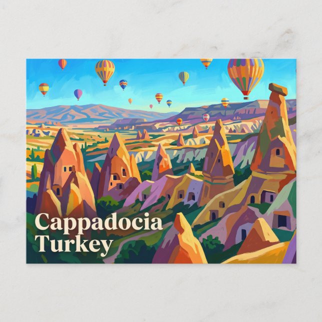 Kappadokien Türkei Postkarte (Vorderseite)